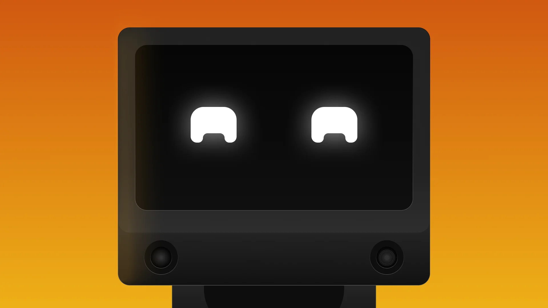 EMX robot eyes - dark background