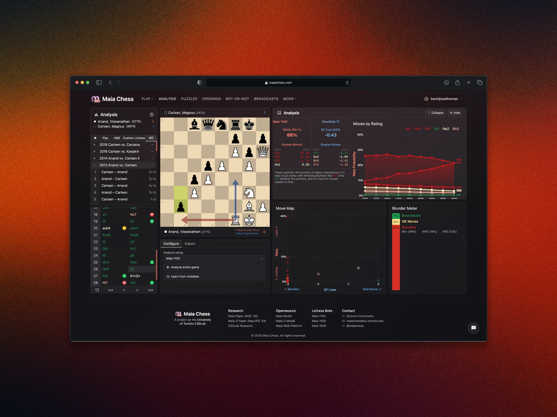 Maia Chess gameplay